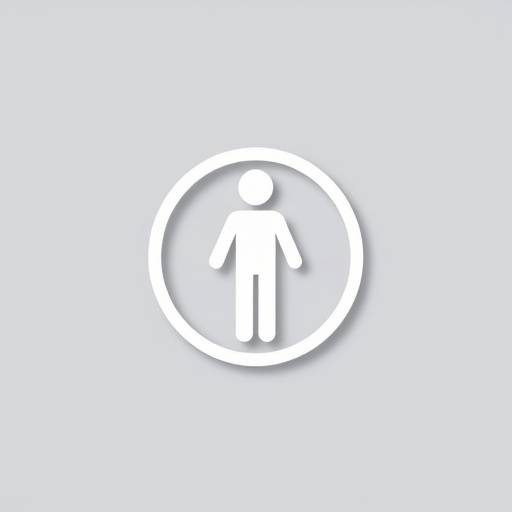 Icono de accesibilidad que representa una figura humana estilizada en un círculo, simbolizando el acceso universal.